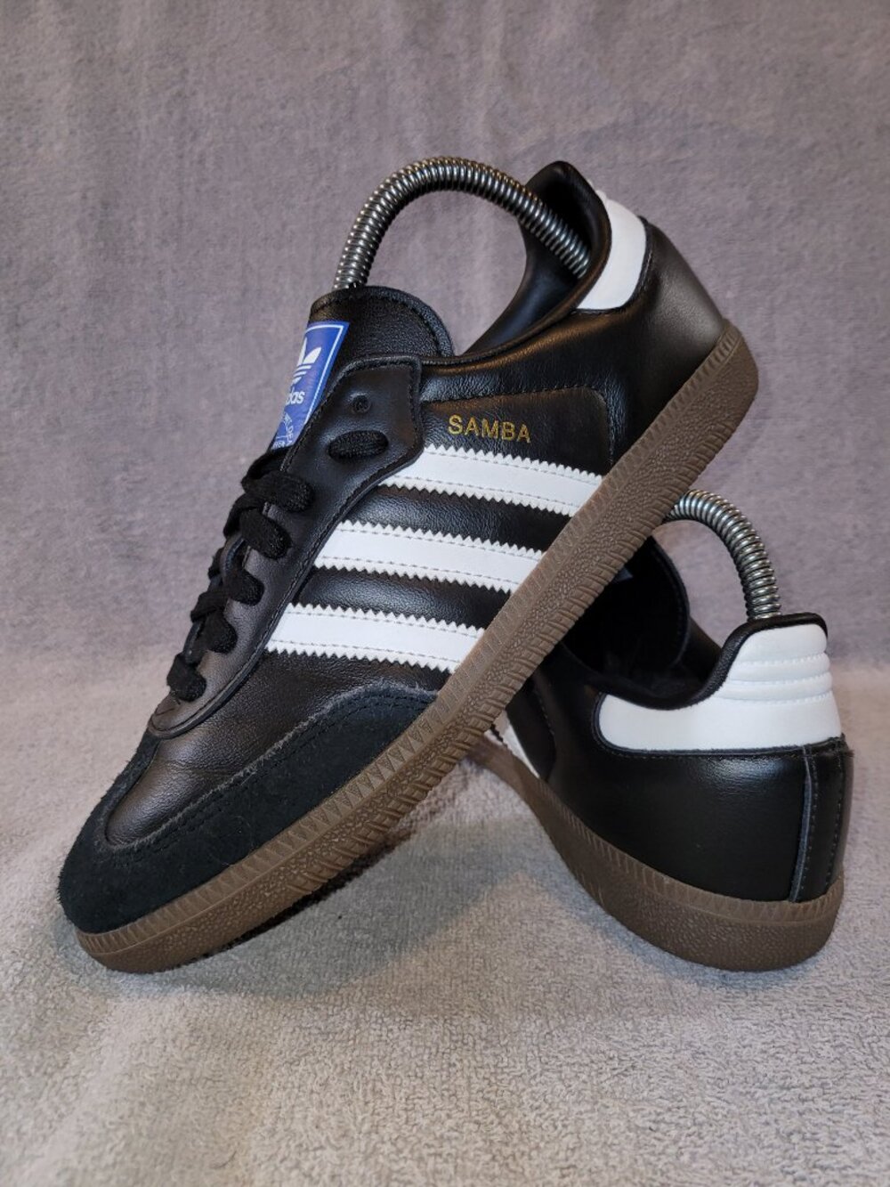 Adidas Samba OG Originals Black White Brown Gum B75807 Mens Size 6.5 Sneakers - Picture 16 of 16